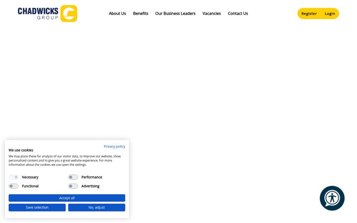 Screenshot ta' chadwicksgroup-careers.ie