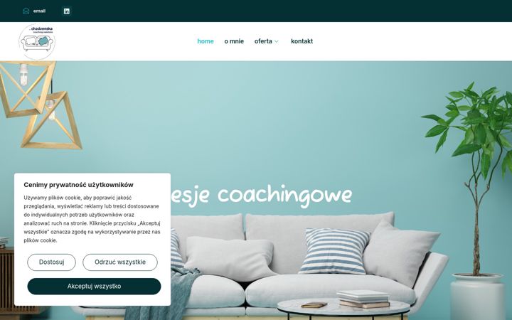 Screenshot of chadzenska.com
