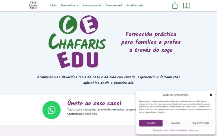 Screenshot of chafarisedu.es
