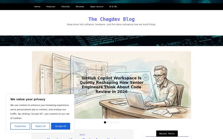 Screenshot of chagdev.com