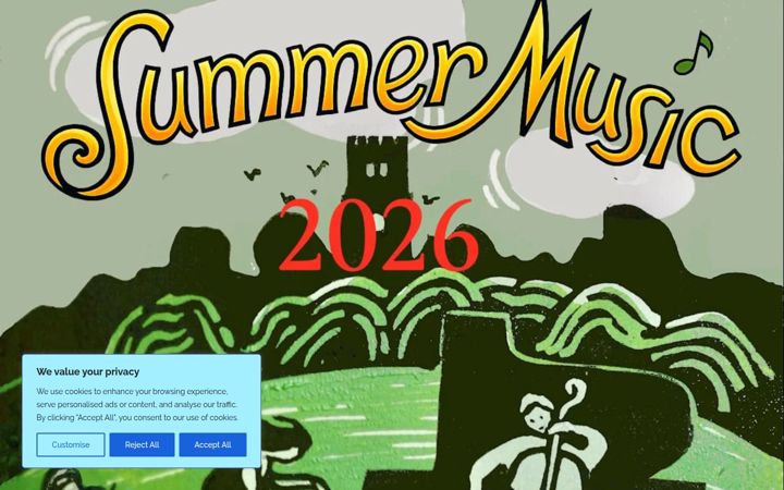 Screenshot of chagfordmusic.com