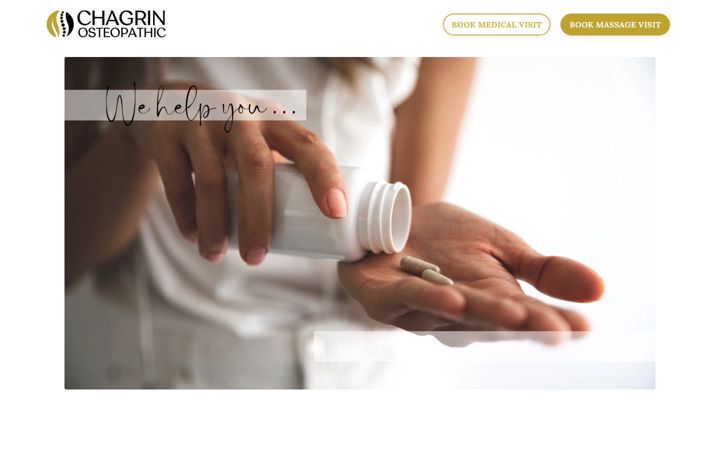 Screenshot of chagrinosteo.com