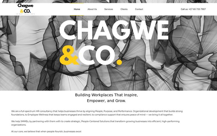 Képernyőkép: chagweandco.co.za