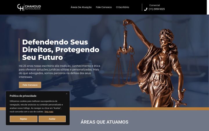 Captura de ecrã de chahoud.com.br
