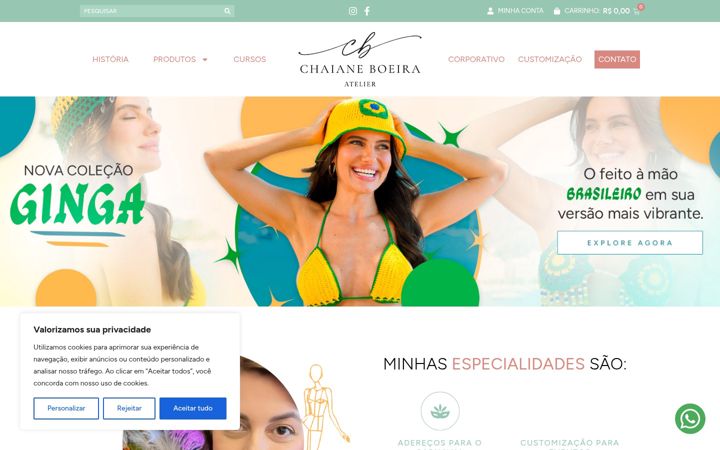 Captura de ecrã de chaianeboeira.com.br