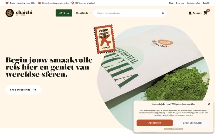 Ekrano kopija chaichi.nl