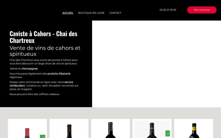 Skjermbilde av chaideschartreuxcahors.fr