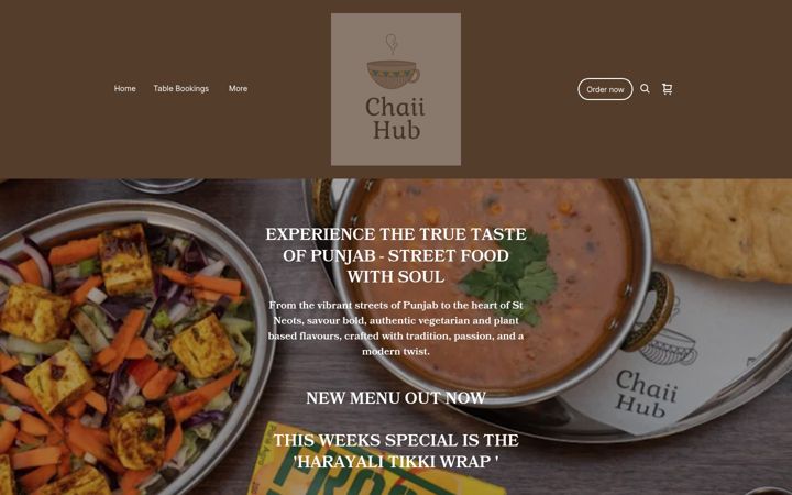 Zrzut ekranu chaiihub.square.site