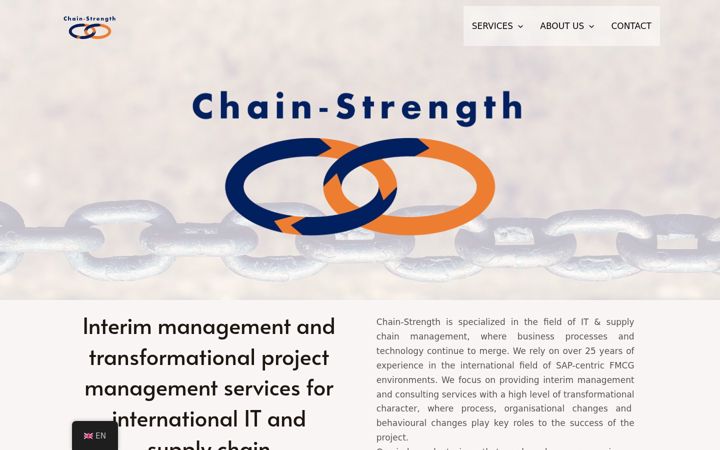 Screenshot of chain-strength.com