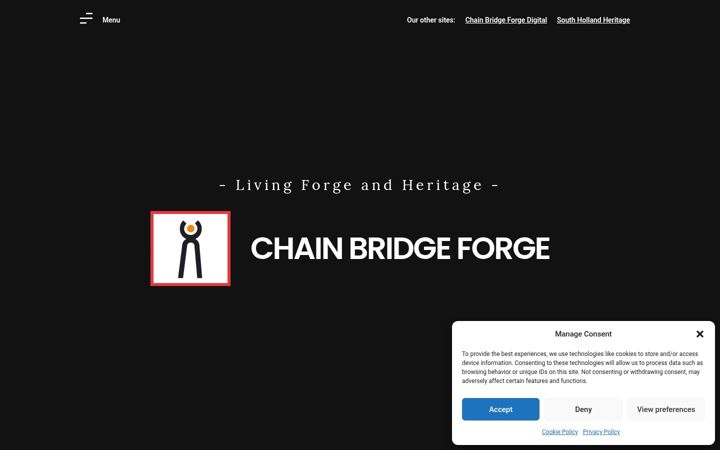 Screenshot ta' chainbridgeforge.co.uk