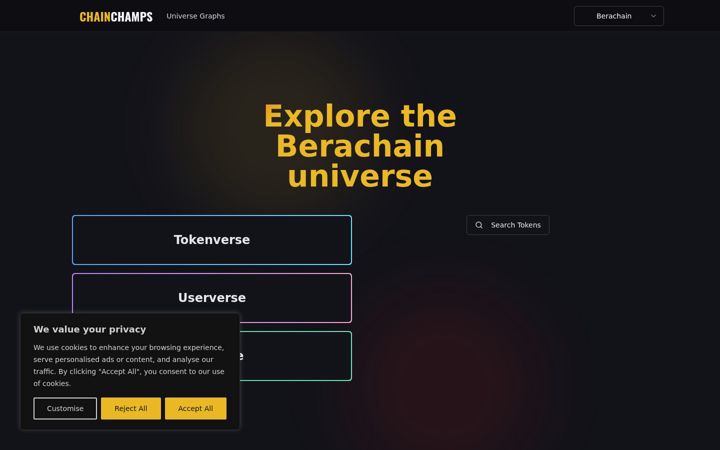 Screenshot of chainchamps.com