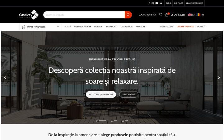 Captură de ecran a chairry.net