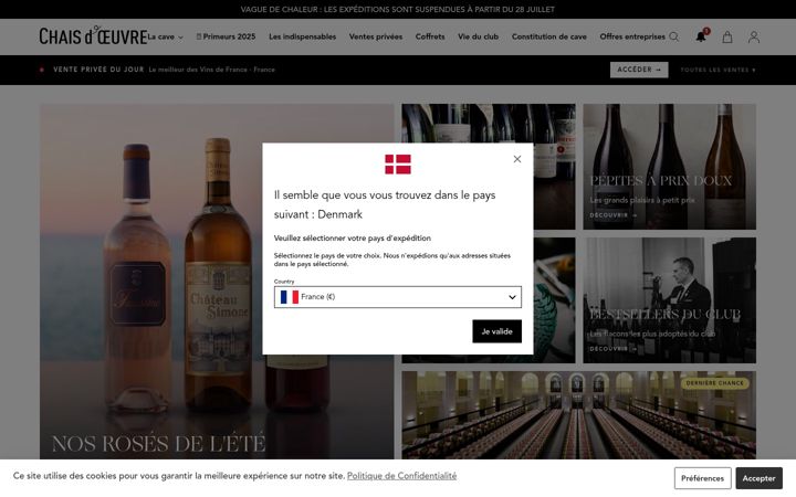 Skjermbilde av chaisdoeuvre.fr