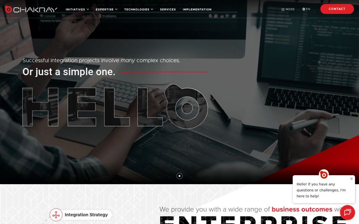 Screenshot of chakray.com