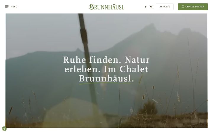 Skjermbilde av chalet-brunnhaeusl.at