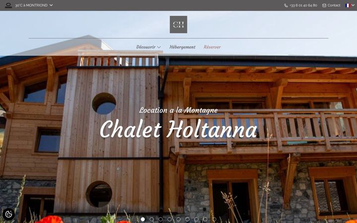 Screenshot of chalet-holtanna.com