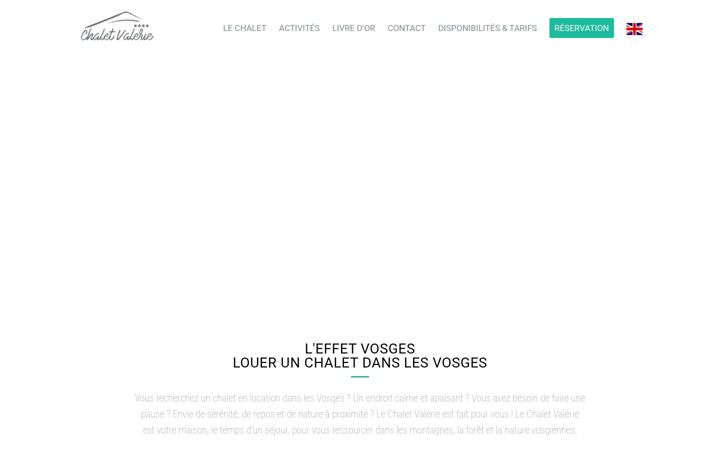 Screenshot van chalet-valerie.fr