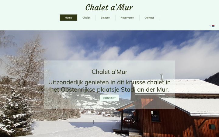Skærmbillede af chaletamur.com