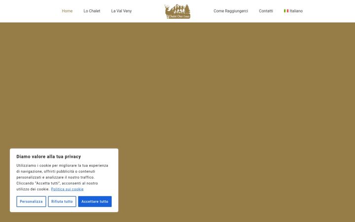 Screenshot of chaletchezlouis.com