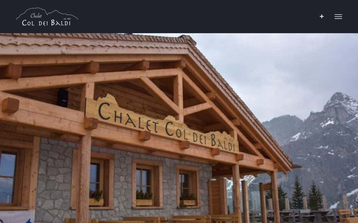 Screenshot of chaletcoldeibaldi.com