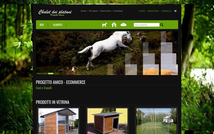 Screenshot van chaletdeiplatani.it