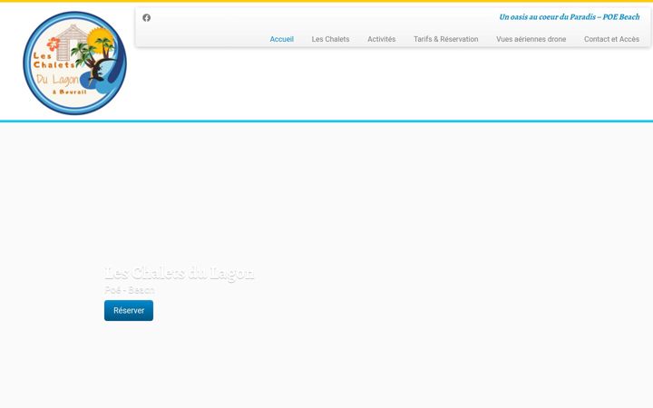 Screenshot of chaletdulagon.com
