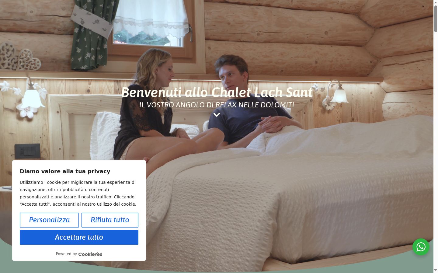 Capture d'écran de la bannière de consentement affichée avant toute interaction