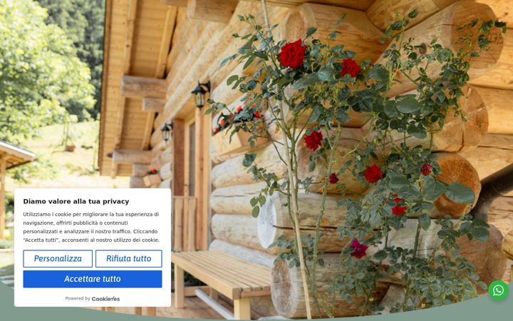 Screenshot stránky chaletlachsant.it