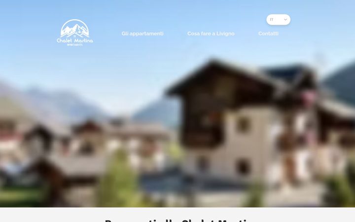 Screenshot of chaletmartinalivigno.com