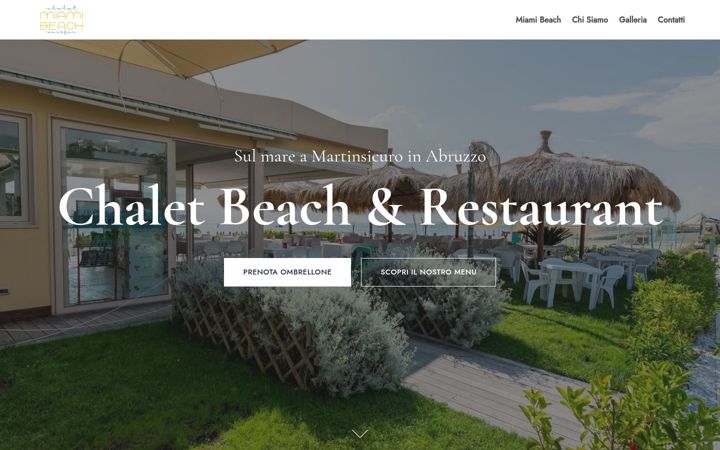 Screenshot of chaletmiamibeach.com