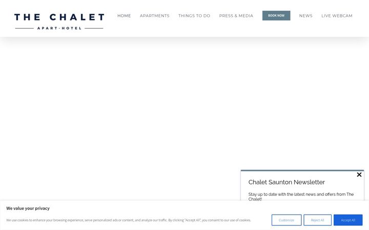 Screenshot of chaletsaunton.com