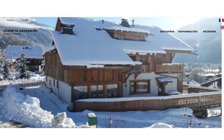 Posnetek zaslona chaletsavoyarde.fr