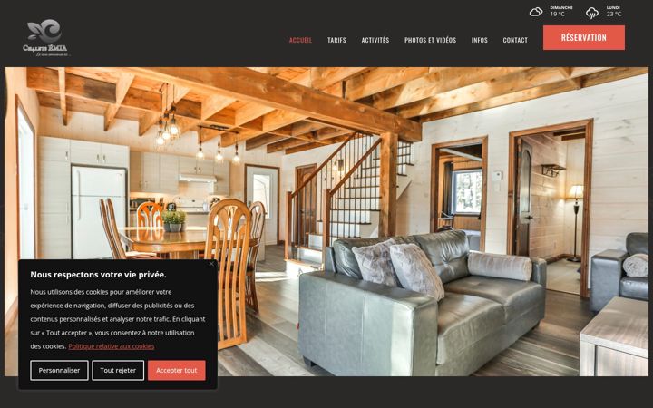 Screenshot of chaletsemia.com