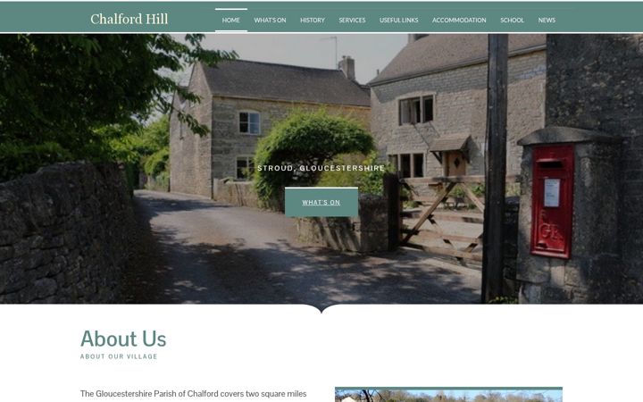 Screenshot von chalfordhill.org.uk