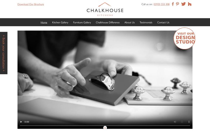 Screenshot von chalkhousekitchens.co.uk