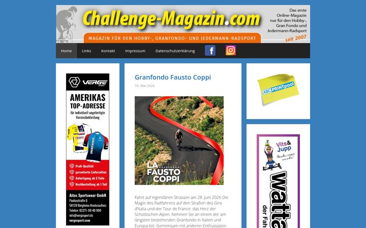 Screenshot of challenge-magazin.com