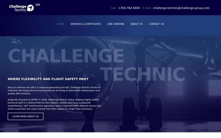 Skjámynd af challenge-technic.com