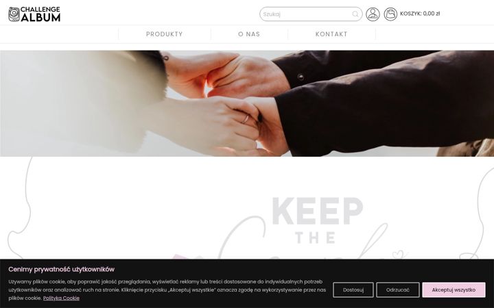 Screenshot ta' challengealbum.pl