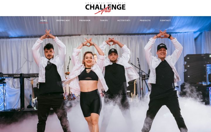 Captura de pantalla de challengearts.ro