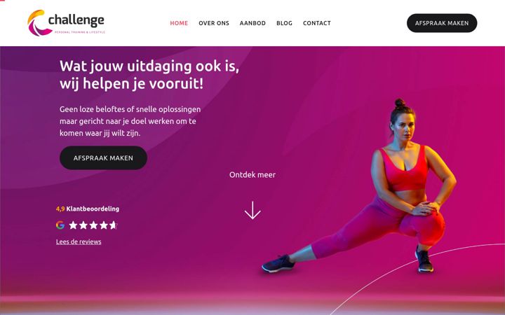 Ekraanipilt saidist challengedronten.nl