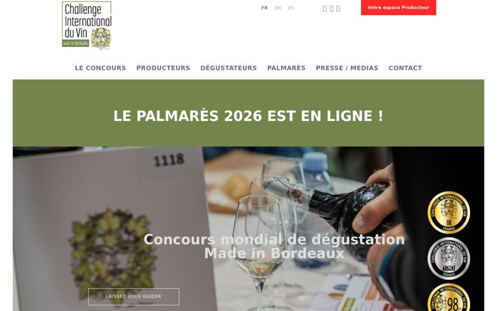 Screenshot of challengeduvin.com