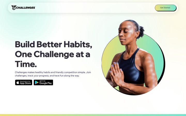 Screenshot of challenges.app