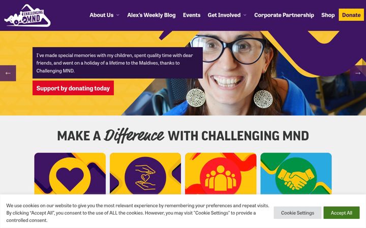 Skærmbillede af challengingmnd.org