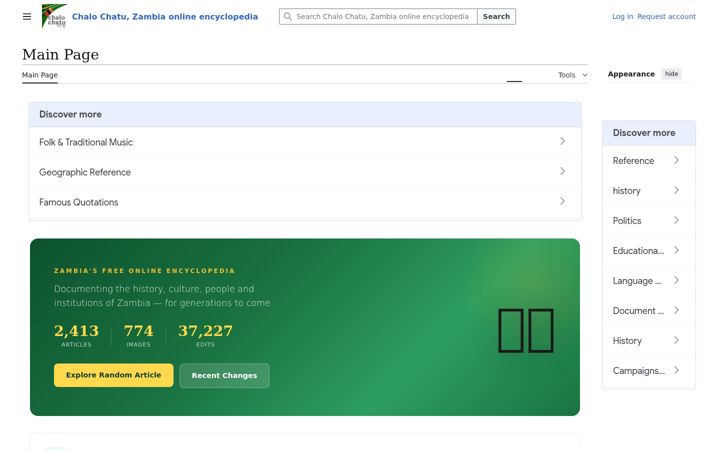 Screenshot of chalochatu.org