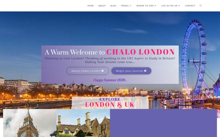 Screenshot von chalolondon.co.uk