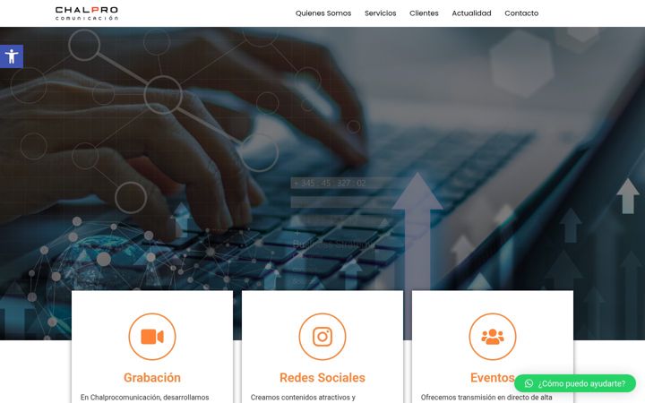 Screenshot of chalprocomunicacion.com