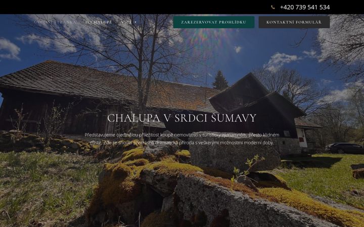 Screenshot του chalupasrni.cz