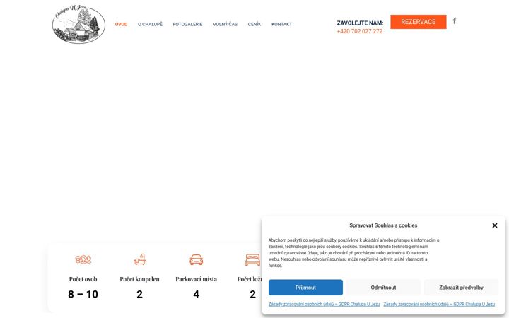 Screenshot του chalupaujezu.cz