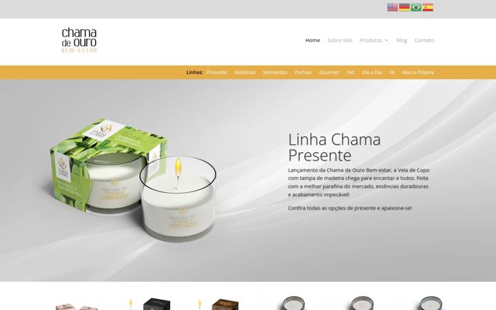 Captura de ecrã de chamadeouro.com.br
