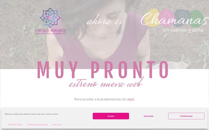Screenshot of chamanas.com